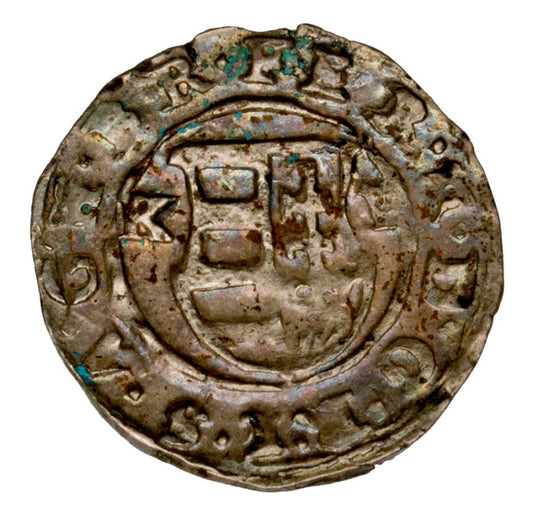 Denar 1634 Ferdynand II Habsburg Wegry Kremnica