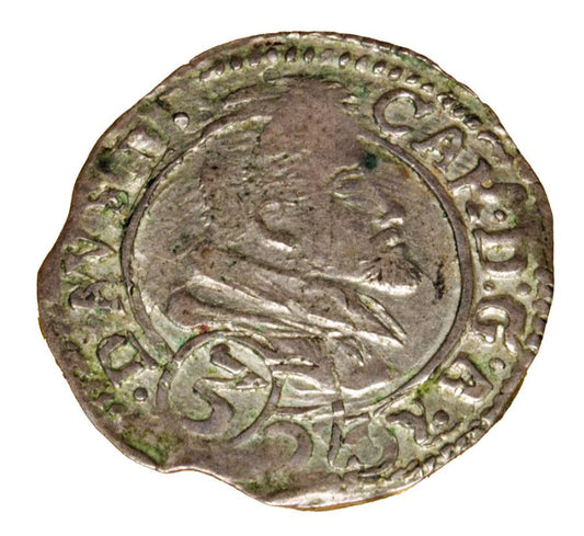 3 krajcary 1614 Karol Austriacki Ksiestwo Nyskie Biskupуw Wroclawskich Nysa