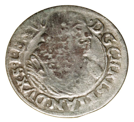 1 krajcar 1669 Chrystian Wolowski Ksiestwo Brzesko-Legnicko-Wolowskie Brzeg