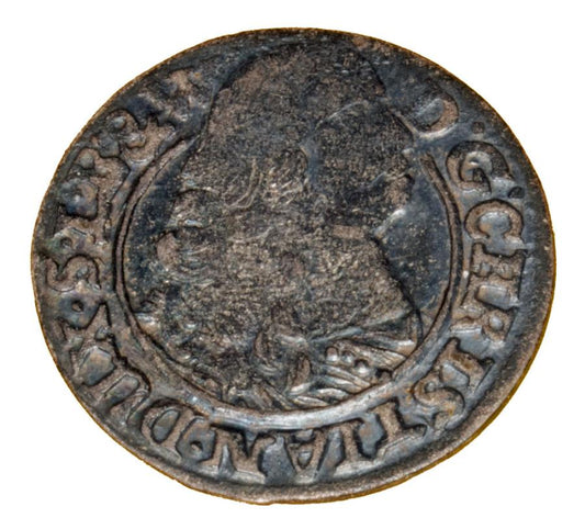 1 krajcar 1665 Jan Chrystian Ksiestwo Brzesko-Legnicko-Wolowskie Brzeg