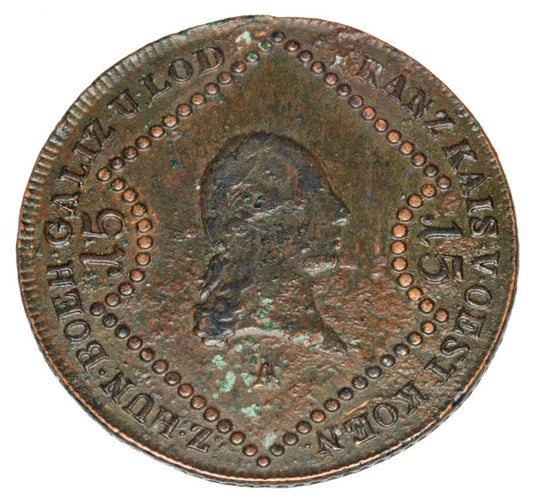 15 krajcarуw 1807 Franciszek II Habsburg Austria Wieden