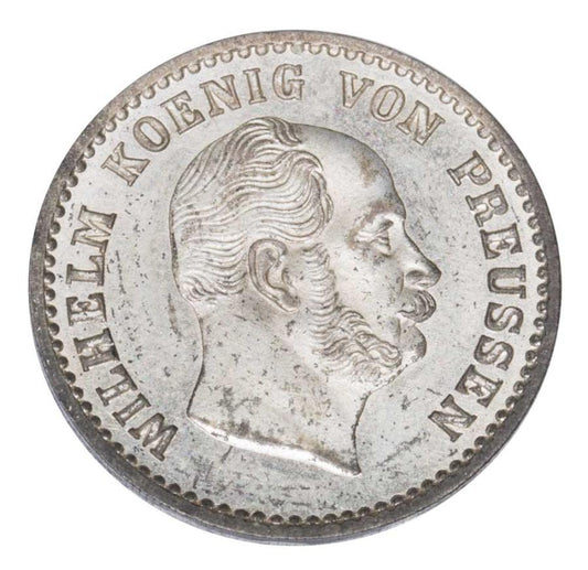 2 1/2 grosza srebrnego 1861 Wilhelm I Hohenzollern Niemcy Berlin A