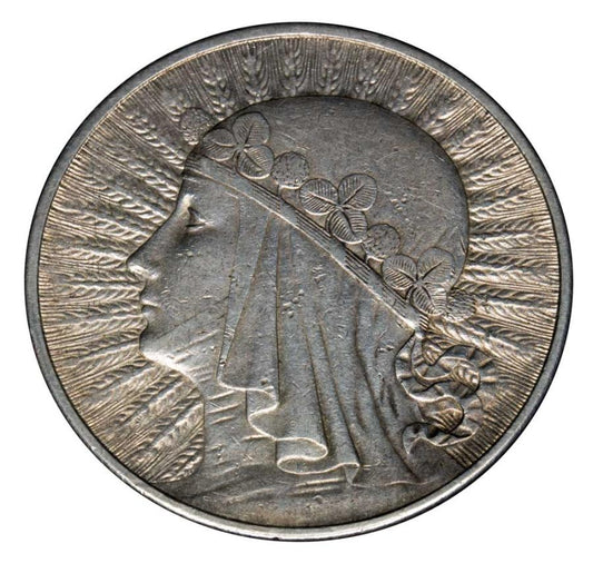 10 zlotych 1932 Polska Londyn Glowa kobiety