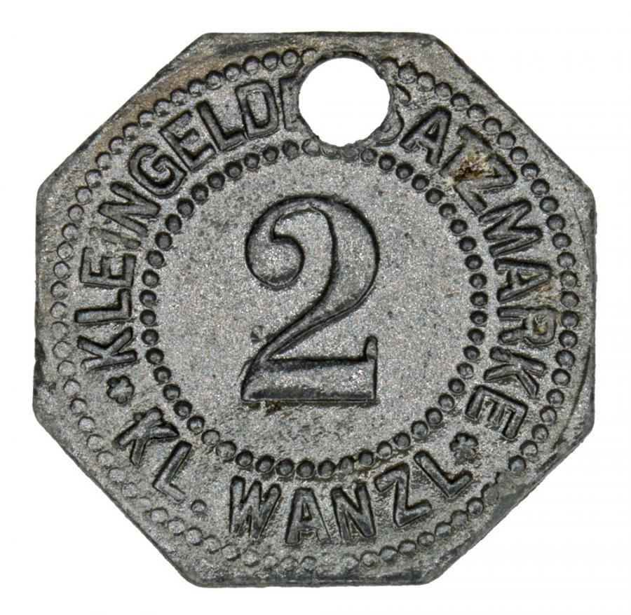2 fenigi Klein Wanzleben Saksonia