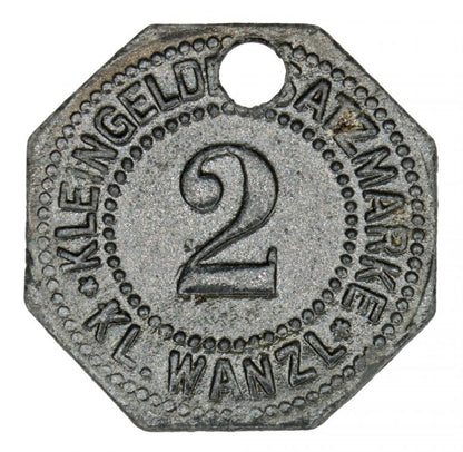 2 fenigi Klein Wanzleben Saksonia