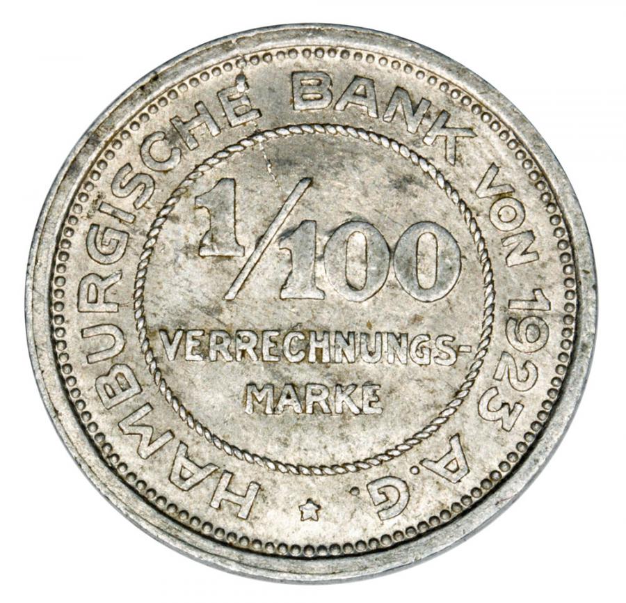 1/100 verrechnungsmarke Hamburg