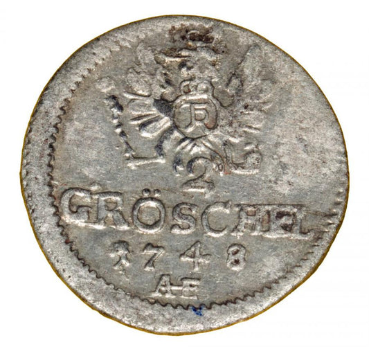 2 greszele 1748 Fryderyk II Wielki Slask Wroclaw