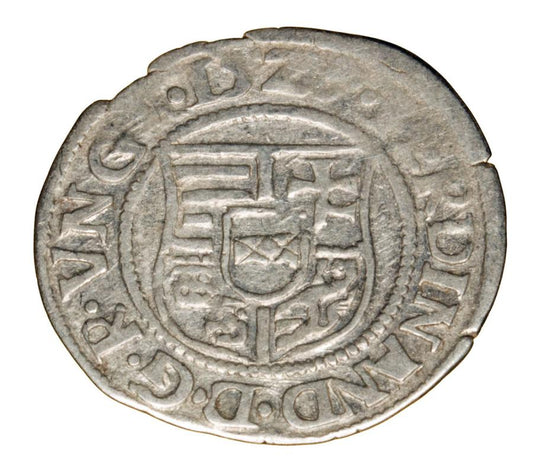 Denar 1529 Ferdynand I Habsburg Wegry Kremnica
