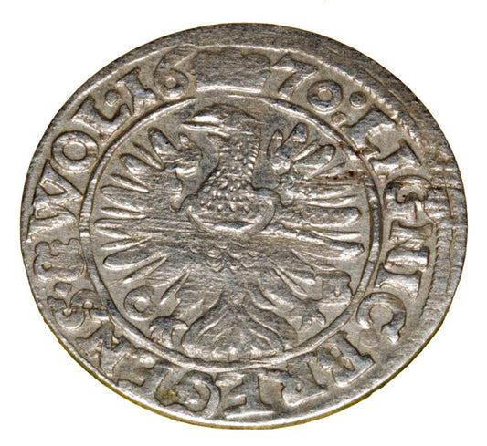 3 krajcary 1670 Chrystian Wolowski Ksiestwo Brzesko-Legnicko-Wolowskie Brzeg