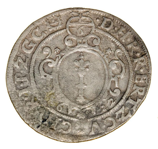 6 groszy 1622 Jerzy Wilhelm Krosno Odrzanskie