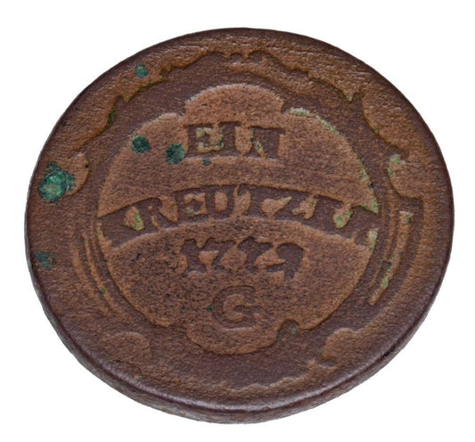 1 krajcar 1772 Maria Teresa Habsburg Austria Bawaria Brunzburg
