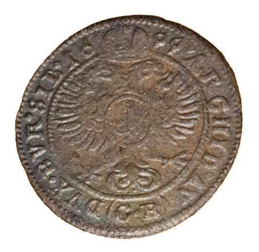 1 krajcar 1669 Leopold I Habsburg Slask Brzeg