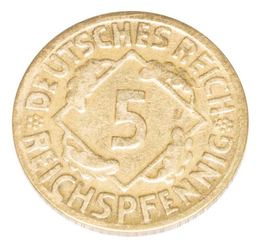 5 reichspfennig 1925 Niemcy Monachium D