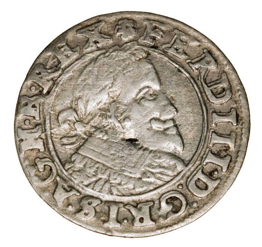 1 krajcar 1637 Ferdynand III Habsburg Slask Wroclaw