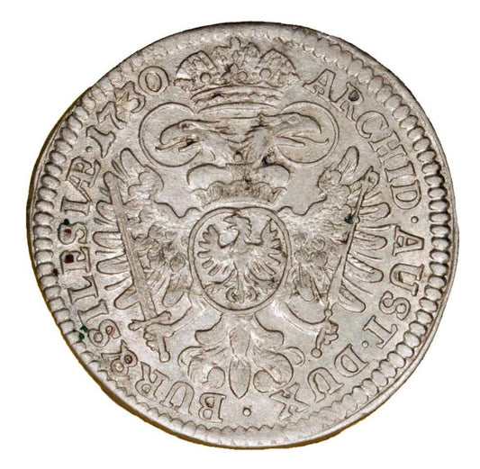 3 krajcary 1730 Karol VI Habsburg Slask Wroclaw